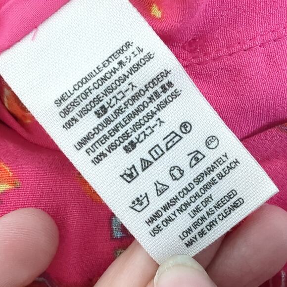 NWOT Free People Women's Jumpsuit Hot Tropics Pink 6 Wide Leg Tropical Vacation - Picture 6 of 12